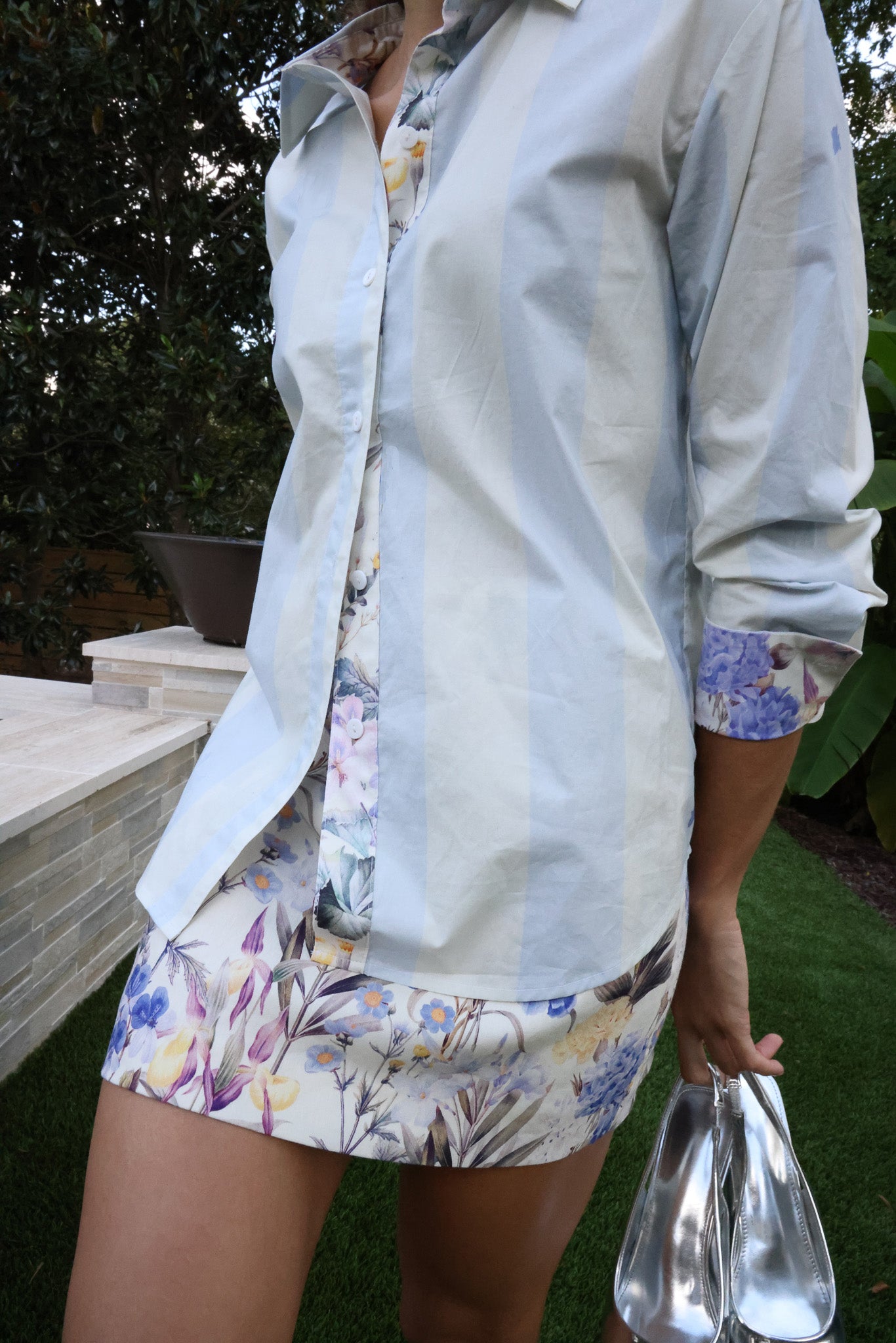 Floral Button Down