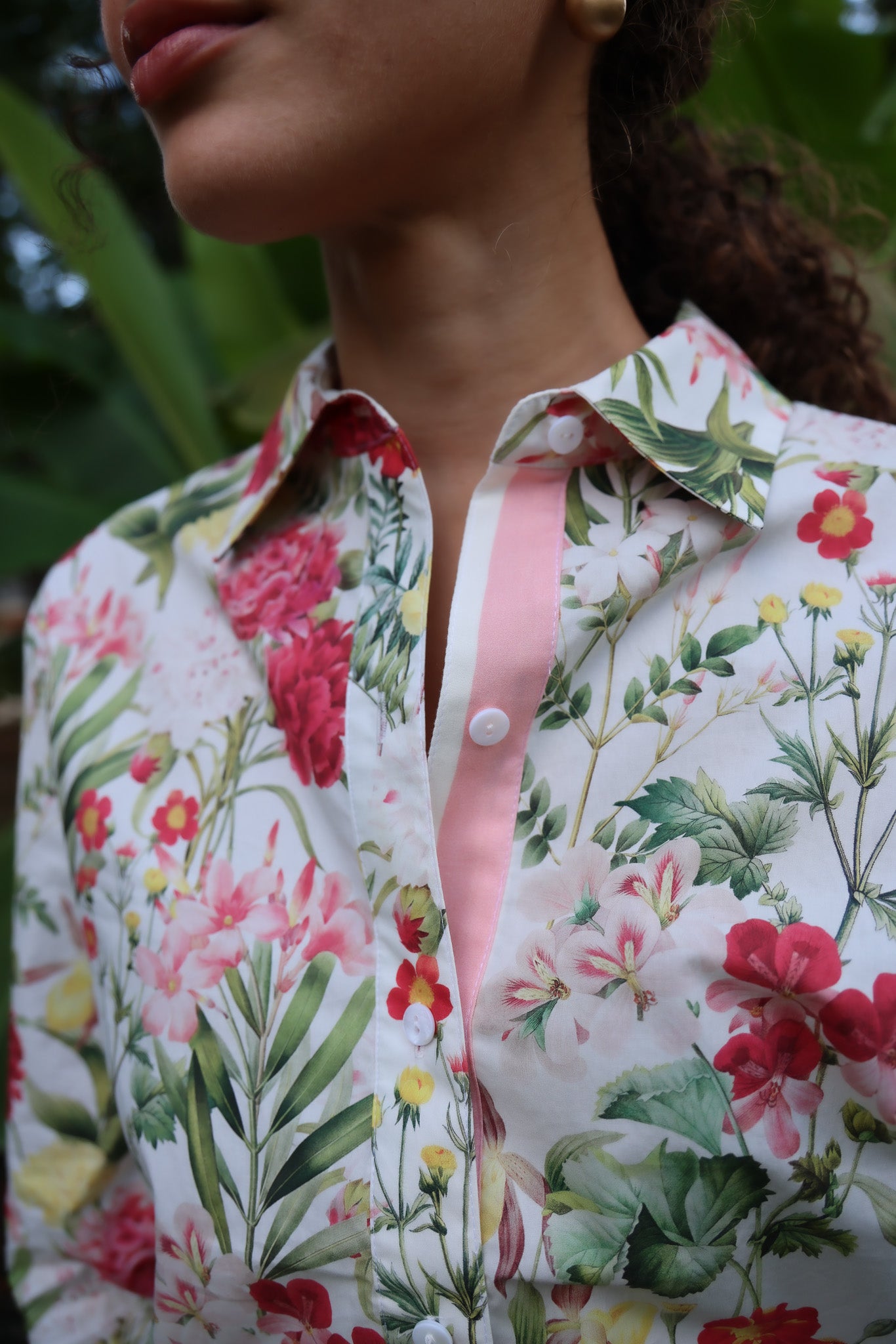 Floral Button Down