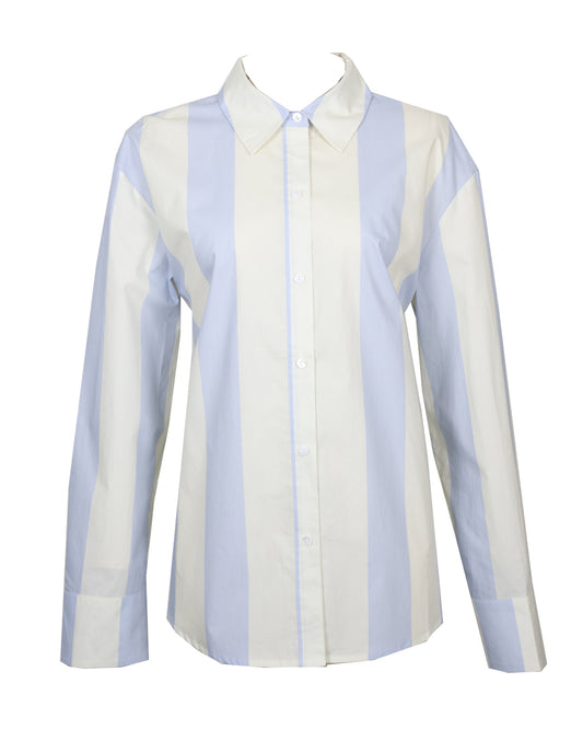 Lydia Button Down in Periwinkle