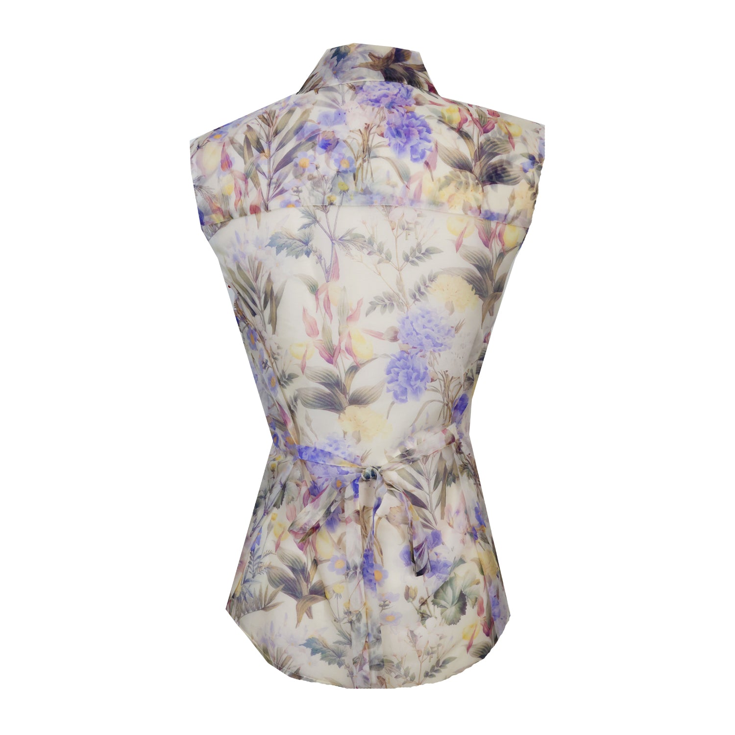 Floral Print Chiffon Top