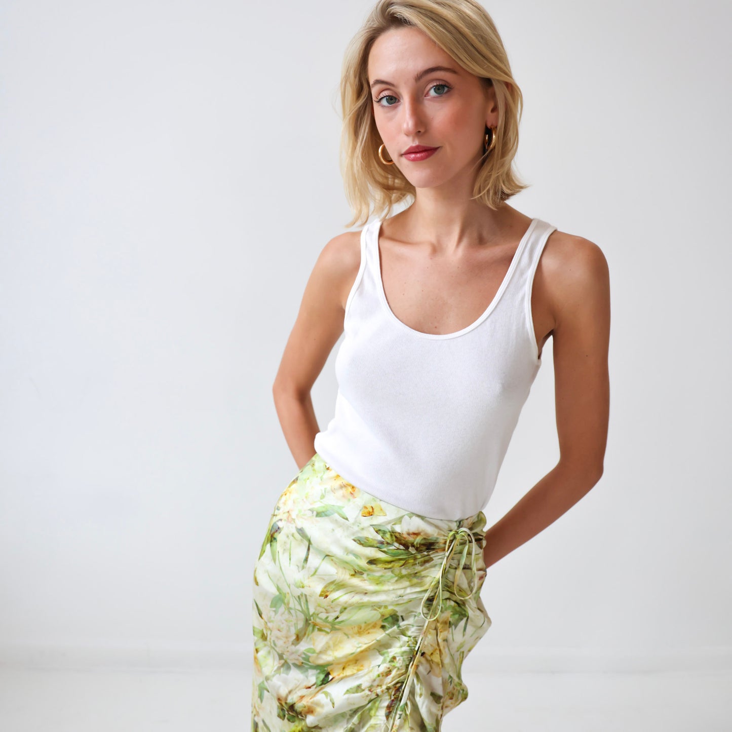 Maxine Wrap Skirt in Sage