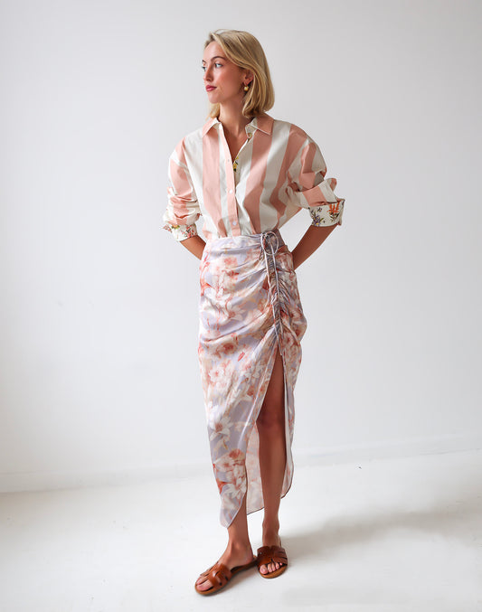 Maxine Wrap Skirt in Lavender