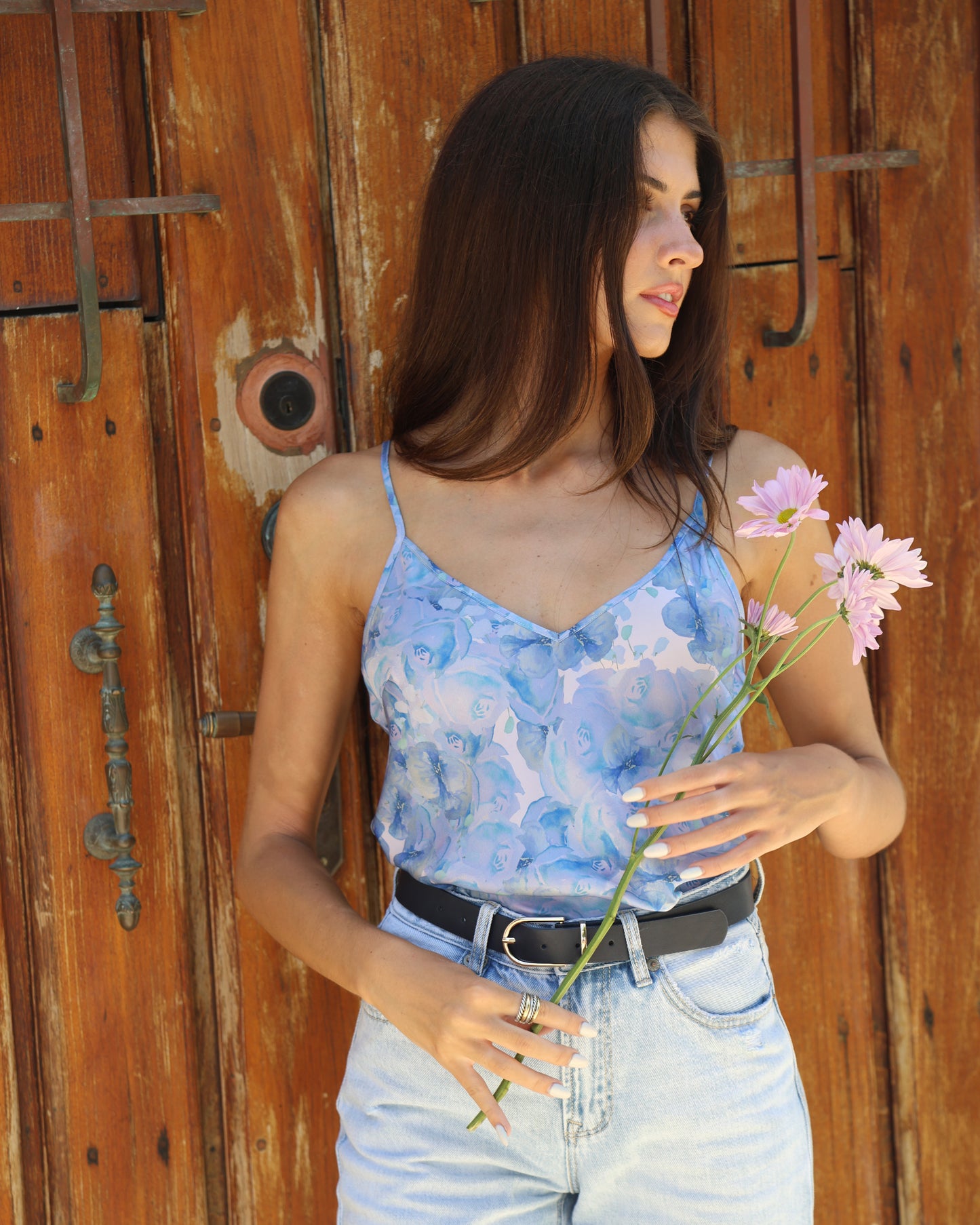 silk floral camisole