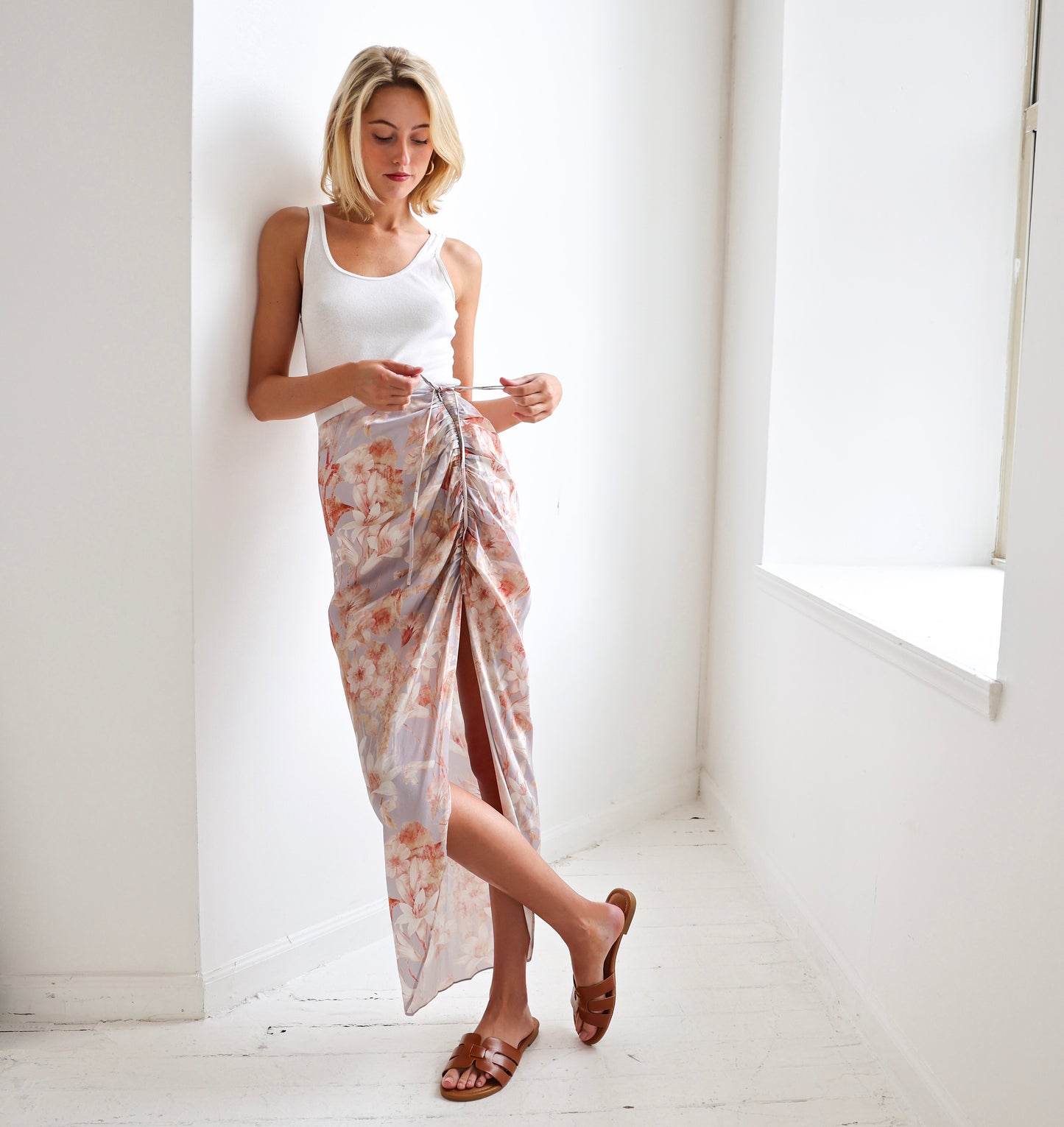 Maxine Wrap Skirt in Lavender