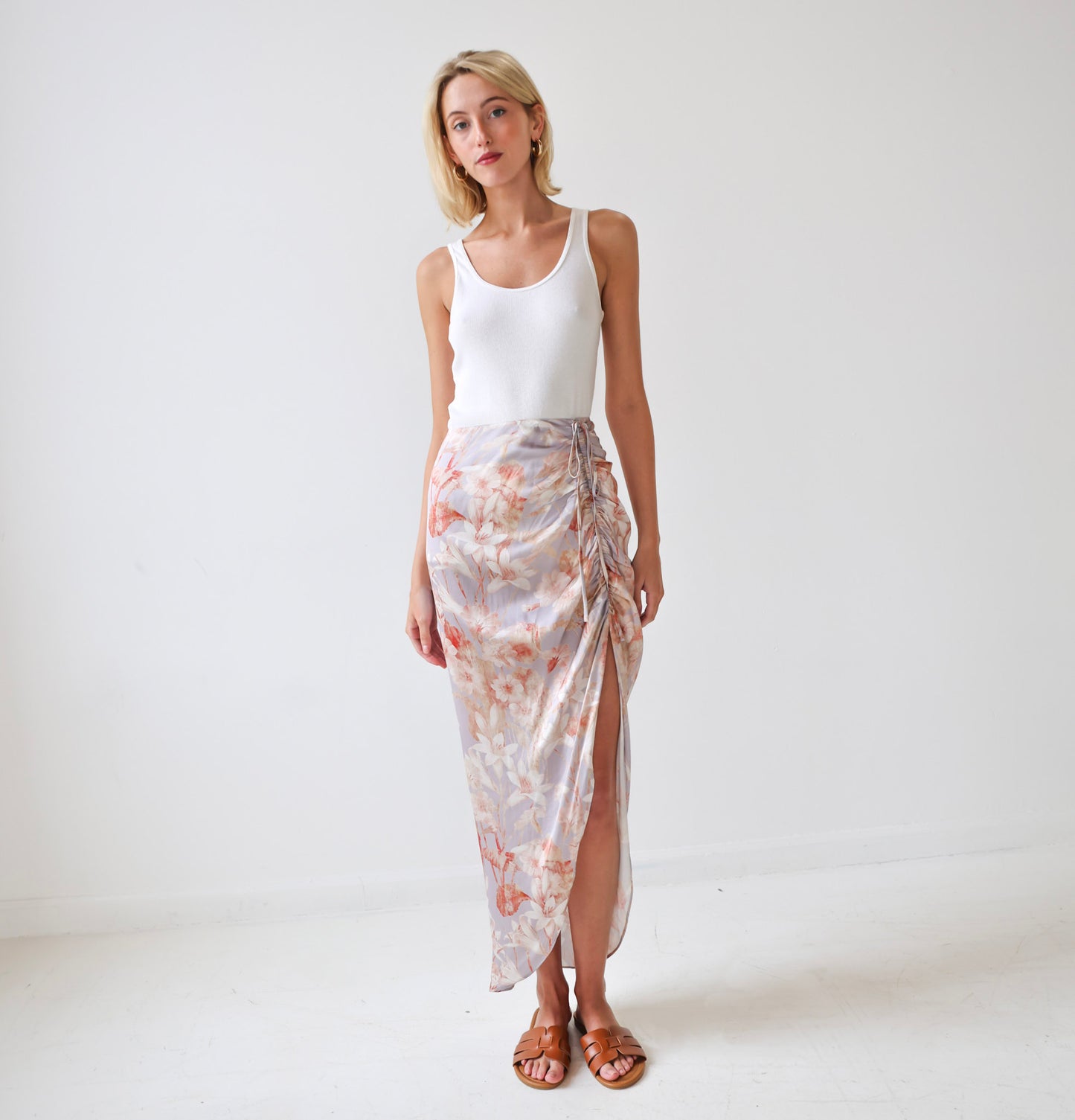 Maxine Wrap Skirt in Lavender